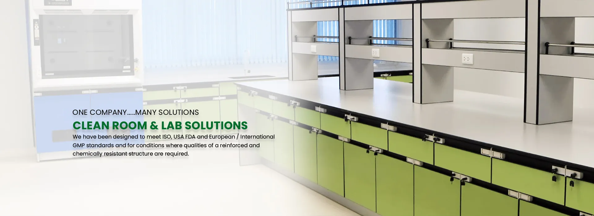 Clean Room and Lab Solution furniture manufacturer